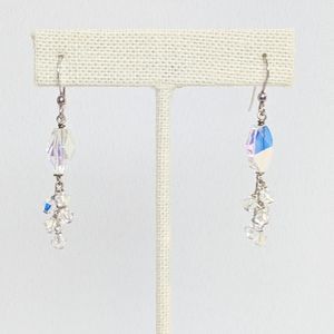 WHBM Swarovski Crystal Beaded Earrings l 3 for 25